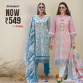 Premium Pack of 2 Cotton Kurta Pant Dupatta Sets for Women