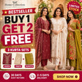 Buy 1 Get 2 Free Kurta Sets