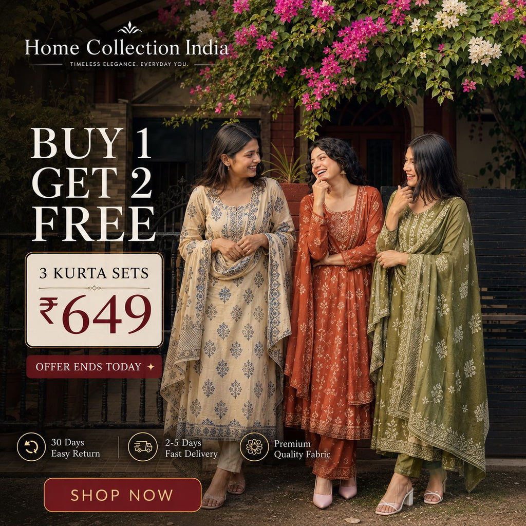 Buy 1 Get 2 Free Kurta Sets