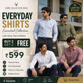 Men’s Premium Formal Shirts Combo – Buy 2 Get 2 Free