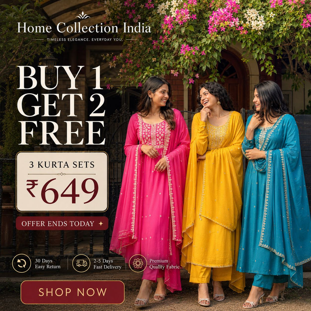 Buy 1 Get 2 Free Kurta Sets