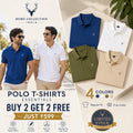 Men’s Premium Polo T-Shirts Combo – Buy 2 Get 2 Free