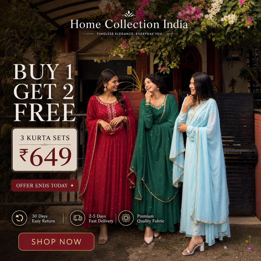 Buy 1 Get 2 Free Kurta Sets