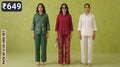 Pack of 3 Women’s Premium Printed Co-Ord Set Combo