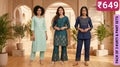Pack of 3 Women’s Premium Printed Co-Ord Set Combo